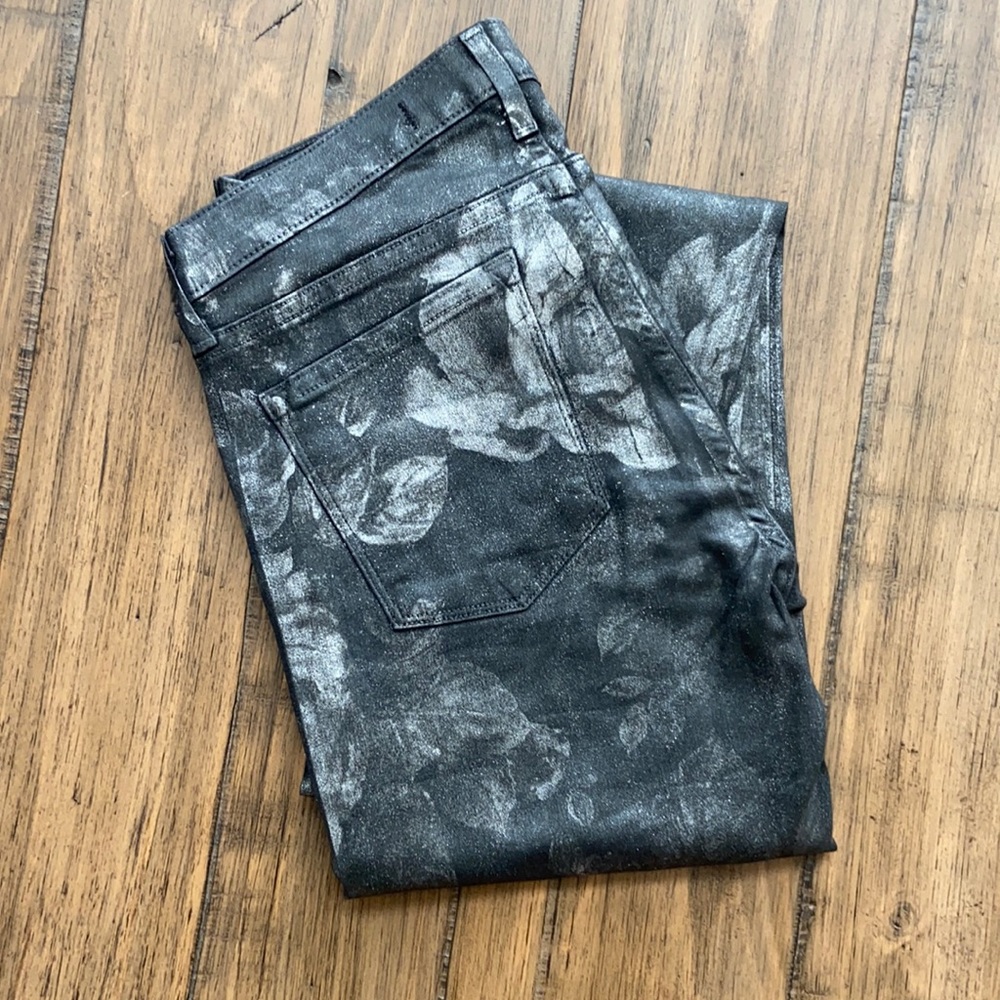 Juicy Couture Metallic Rose Jeans
